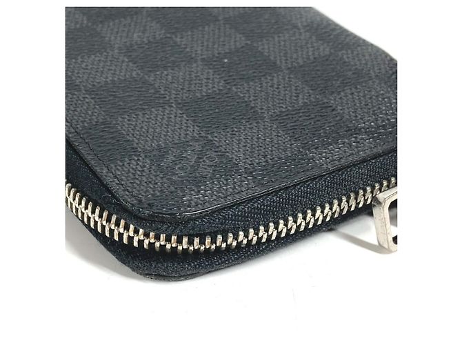 Cartera Larga Damier Graphite Louis Vuitton Negro - vista 7