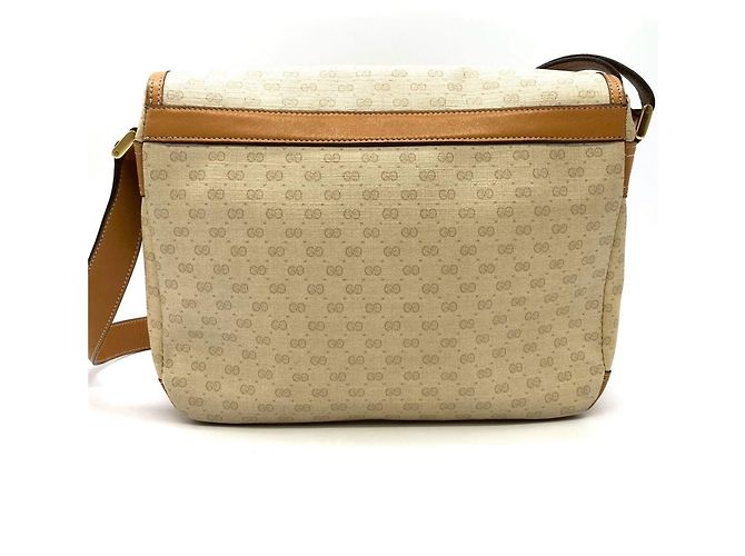 Borsa a Spalla Micro GG 001 14 di Gucci Bianco sporco - vista 2