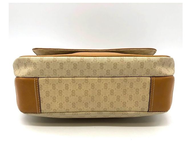 Borsa a Spalla Micro GG 001 14 di Gucci Bianco sporco - vista 3