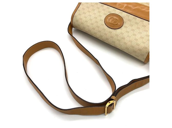 Borsa a Spalla Micro GG 001 14 di Gucci Bianco sporco - vista 6