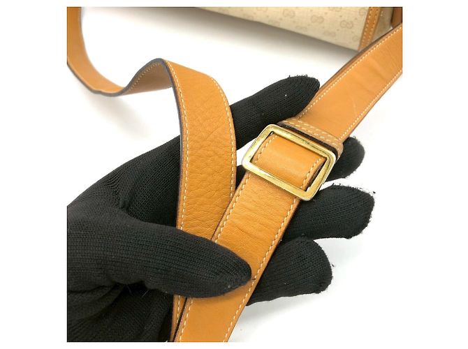 Borsa a Spalla Micro GG 001 14 di Gucci Bianco sporco - vista 7