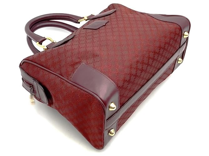 Céline Celine Macadam Boston Tasche Rot - Ansicht 3