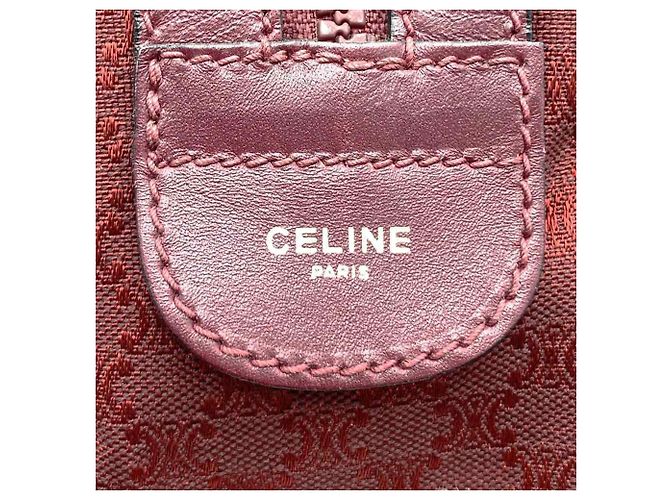 Céline Celine Macadam Boston Tasche Rot - Ansicht 7