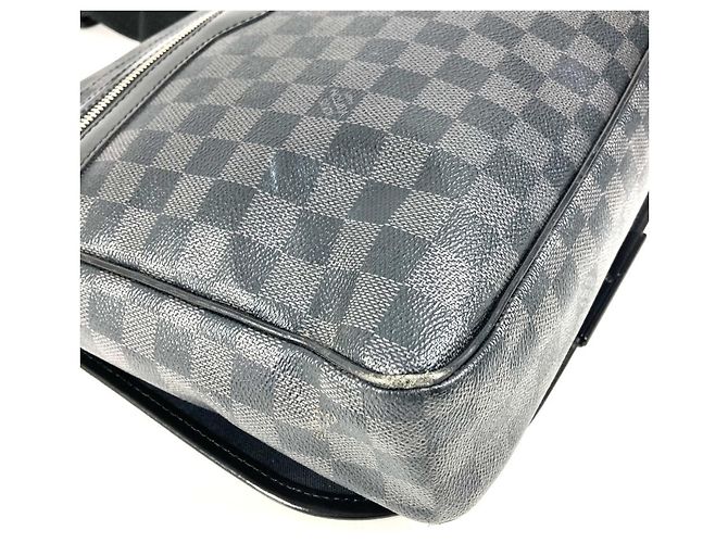 Borsa a tracolla Daniel MM Damier Graphite Louis Vuitton Nero - vista 12