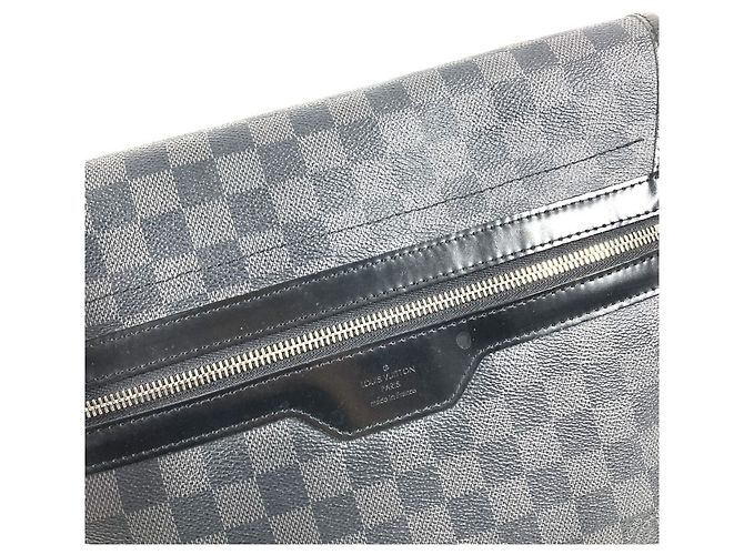 Borsa a tracolla Daniel MM Damier Graphite Louis Vuitton Nero - vista 13