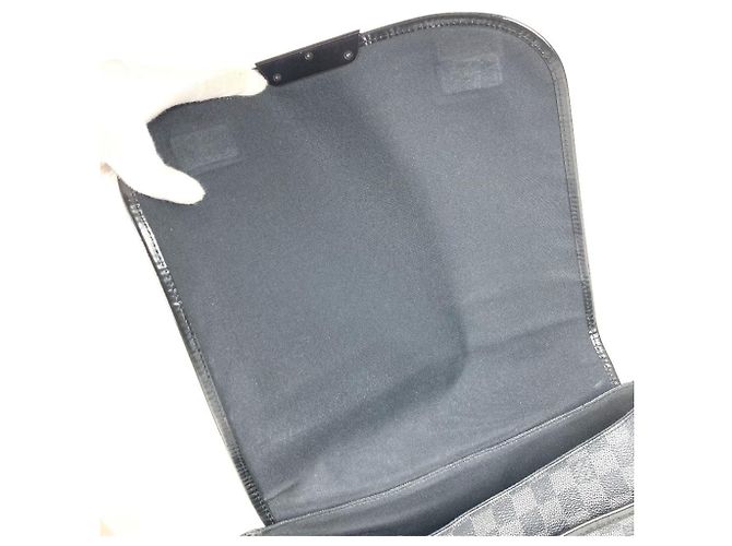 Borsa a tracolla Daniel MM Damier Graphite Louis Vuitton Nero - vista 14