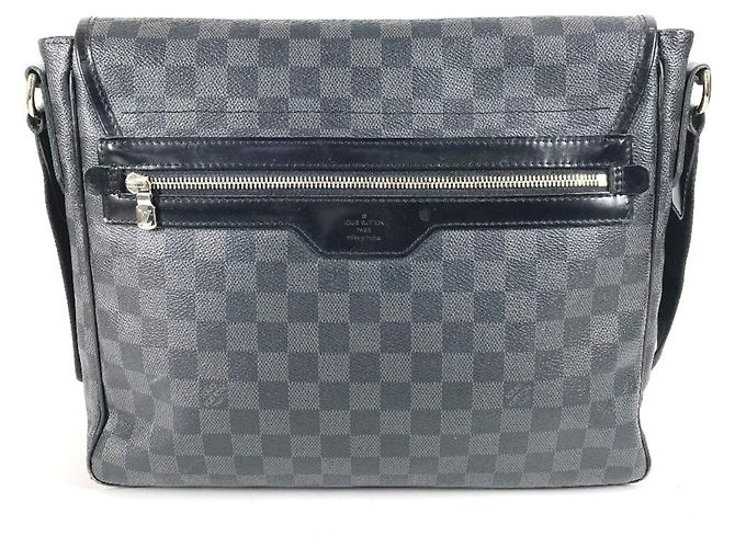 Borsa a tracolla Daniel MM Damier Graphite Louis Vuitton Nero - vista 2