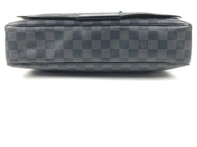 Borsa a tracolla Daniel MM Damier Graphite Louis Vuitton Nero - vista 5
