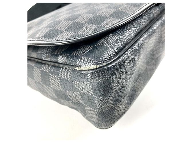 Borsa a tracolla Daniel MM Damier Graphite Louis Vuitton Nero - vista 7