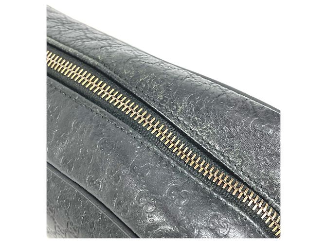 Borsa Clutch Gucci Guccissima con logo GG Nero - vista 11