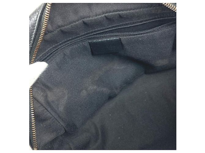 Borsa Clutch Gucci Guccissima con logo GG Nero - vista 14