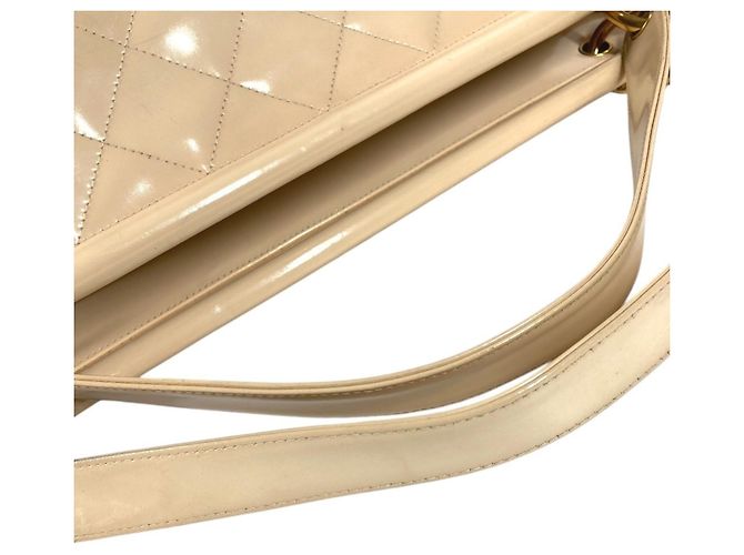 Vintage Chanel gesteppte Handtasche Weiß - Ansicht 10