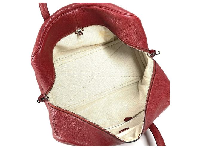 Hermès Borsa da viaggio HERMES Victoria 43 Rosso - vista 12