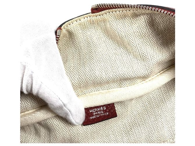 Hermès Borsa da viaggio HERMES Victoria 43 Rosso - vista 13