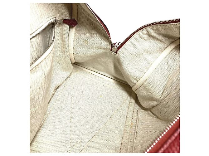 Hermès Borsa da viaggio HERMES Victoria 43 Rosso - vista 17