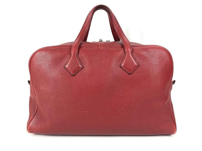Hermès Borsa da viaggio HERMES Victoria 43 Rosso - vista 2