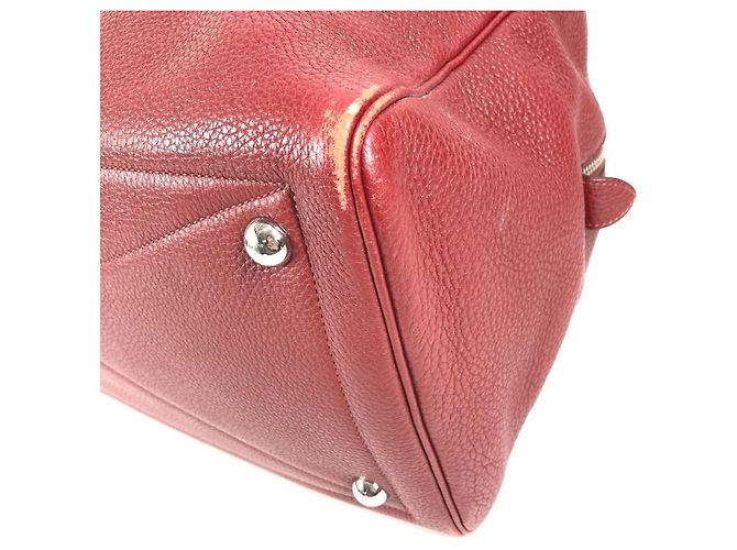 Hermès Borsa da viaggio HERMES Victoria 43 Rosso - vista 6