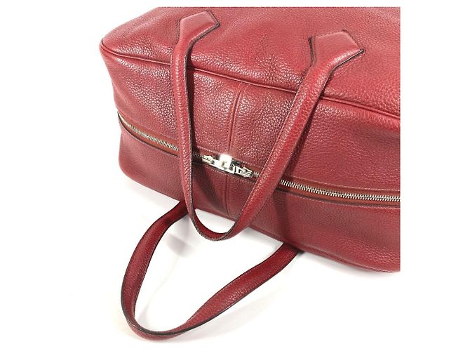Hermès Borsa da viaggio HERMES Victoria 43 Rosso - vista 8