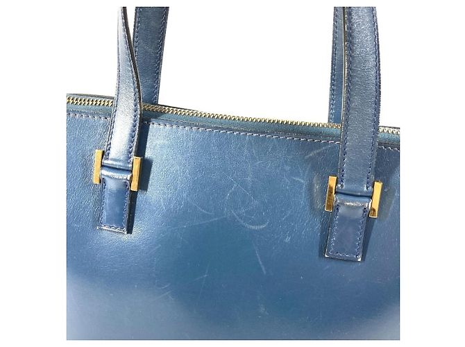 Malette Escapada Vintage Hermès Bleu Marine - vue 10