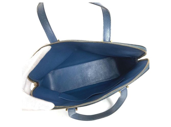 Malette Escapada Vintage Hermès Bleu Marine - vue 12