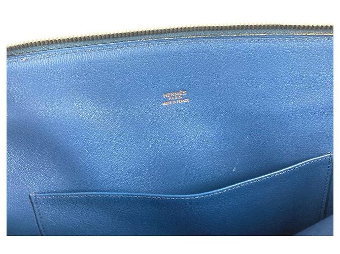 Malette Escapada Vintage Hermès Bleu Marine - vue 13