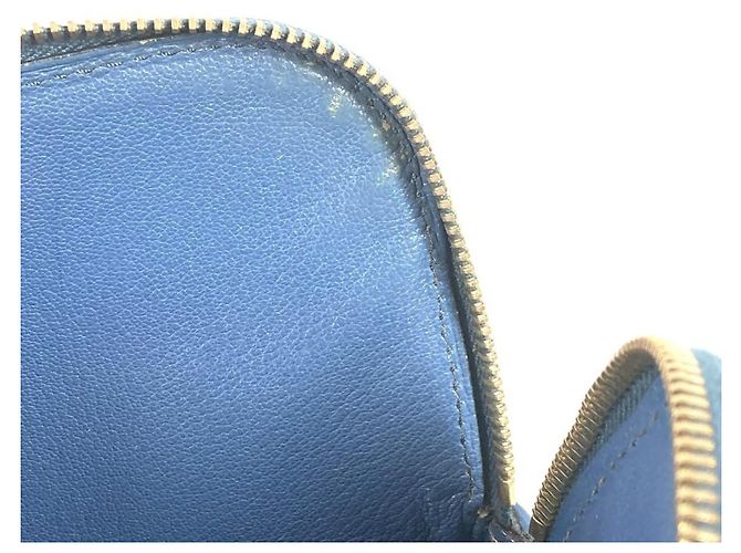 Malette Escapada Vintage Hermès Bleu Marine - vue 17