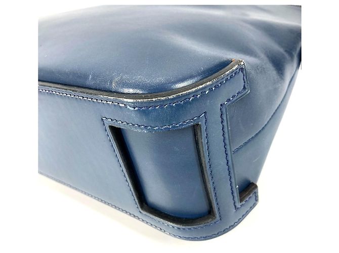 Malette Escapada Vintage Hermès Bleu Marine - vue 6