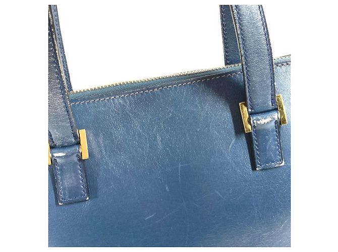 Malette Escapada Vintage Hermès Bleu Marine - vue 9