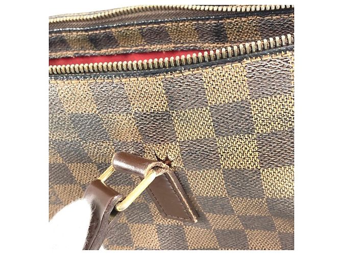 Borsa tote Damier Cabas Mezzo Louis Vuitton Marrone Damier ebene - vista 17