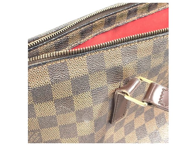 Borsa tote Damier Cabas Mezzo Louis Vuitton Marrone Damier ebene - vista 18
