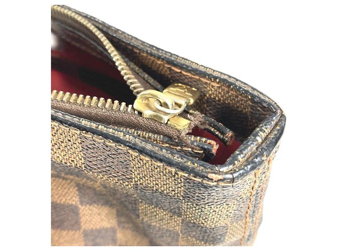Borsa tote Damier Cabas Mezzo Louis Vuitton Marrone Damier ebene - vista 8