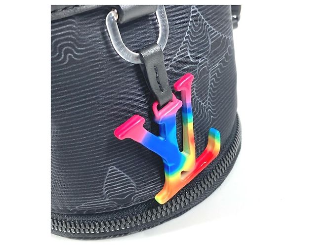 Borsa Polochon Espandibile Louis Vuitton Nero - vista 7