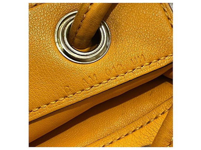 Hermès HERMES Sac Aline Mini Pochette Gelb - Ansicht 16