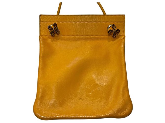 Hermès HERMES Sac Aline Mini Pochette Gelb - Ansicht 2