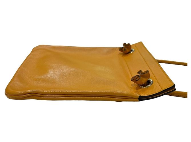 Hermès HERMES Sac Aline Mini Pochette Gelb - Ansicht 4