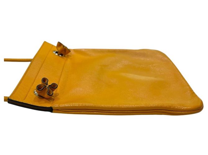 Hermès HERMES Sac Aline Mini Pochette Gelb - Ansicht 5