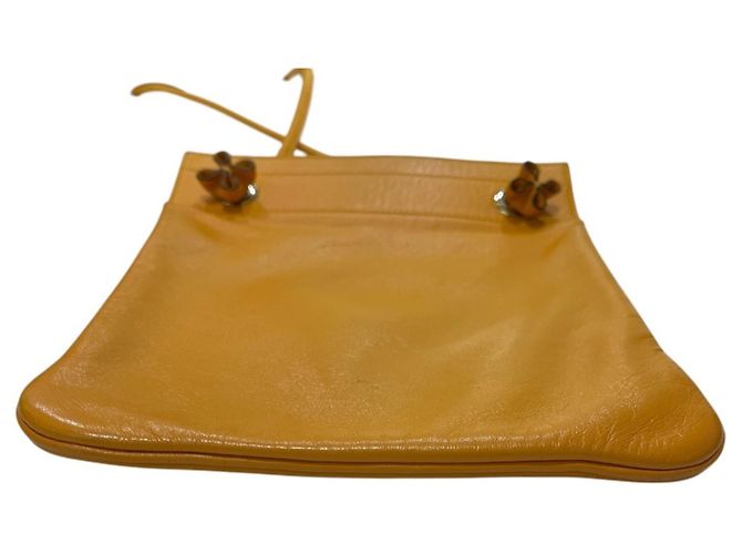 Hermès HERMES Sac Aline Mini Pochette Gelb - Ansicht 6