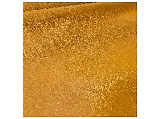 Hermès HERMES Sac Aline Mini Pochette Gelb - Ansicht 9