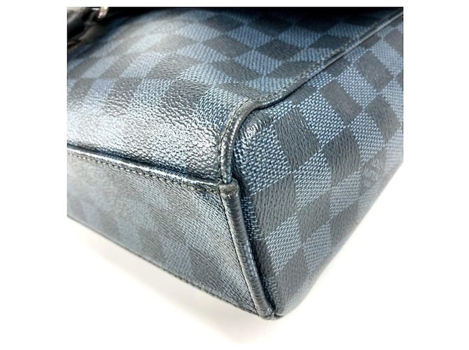 Borsa Messenger MM Newport Damier Cobalt Louis Vuitton Blu navy - vista 10
