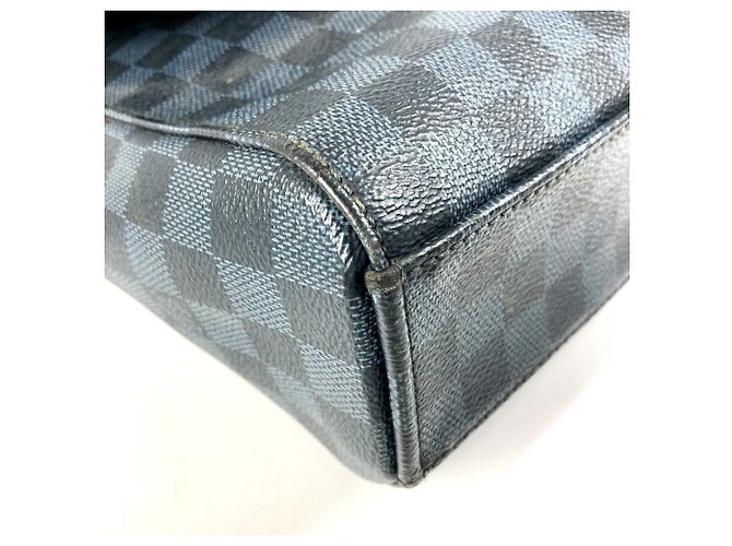 Borsa Messenger MM Newport Damier Cobalt Louis Vuitton Blu navy - vista 11