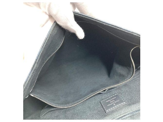 Borsa Messenger MM Newport Damier Cobalt Louis Vuitton Blu navy - vista 3