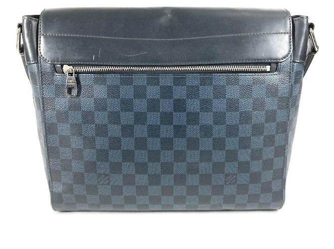 Borsa Messenger MM Newport Damier Cobalt Louis Vuitton Blu navy - vista 6