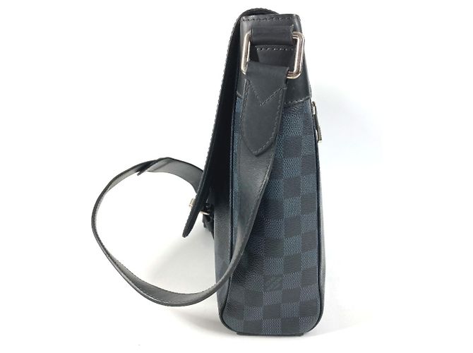 Borsa Messenger MM Newport Damier Cobalt Louis Vuitton Blu navy - vista 7