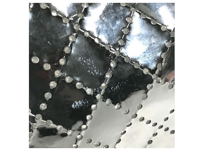 Chanel schwarze Emaille-Leder-Tote-Tasche - Ansicht 13