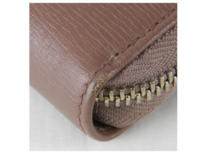 Gucci Interlocking Langbörse in Grau Beige und Pink - Ansicht 14