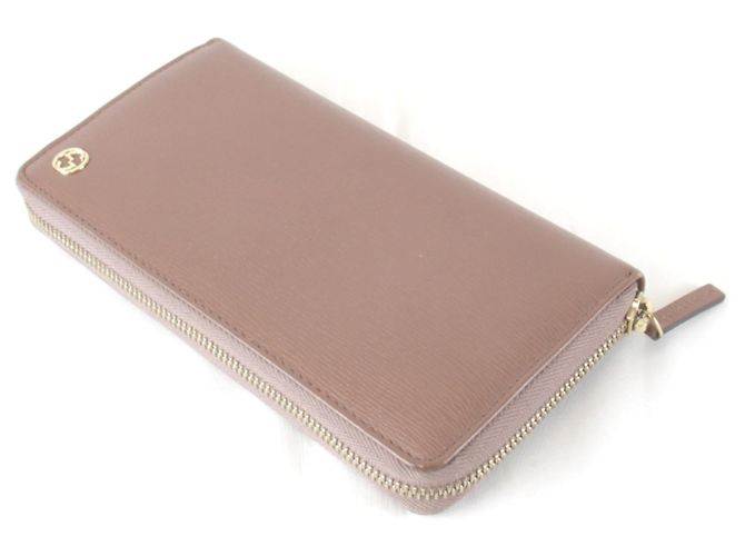 Gucci Interlocking Langbörse in Grau Beige und Pink - Ansicht 5