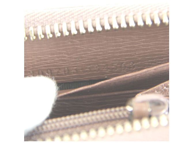 Gucci Interlocking Langbörse in Grau Beige und Pink - Ansicht 8
