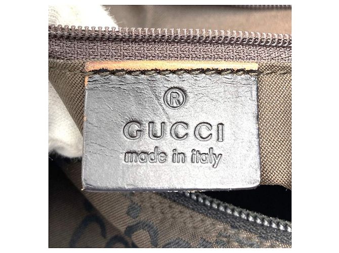 Bolso de nylon marrón Gucci/bolso de hombro Castaño - vista 10