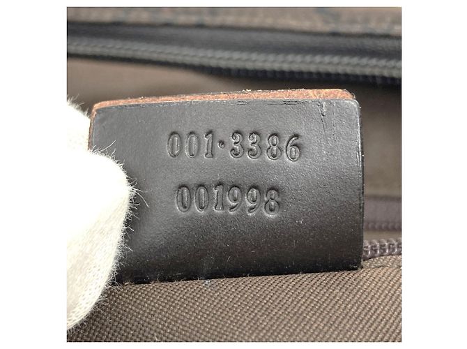 Bolso de nylon marrón Gucci/bolso de hombro Castaño - vista 11