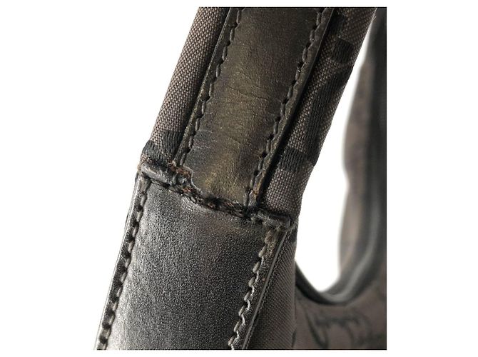 Bolso de nylon marrón Gucci/bolso de hombro Castaño - vista 6